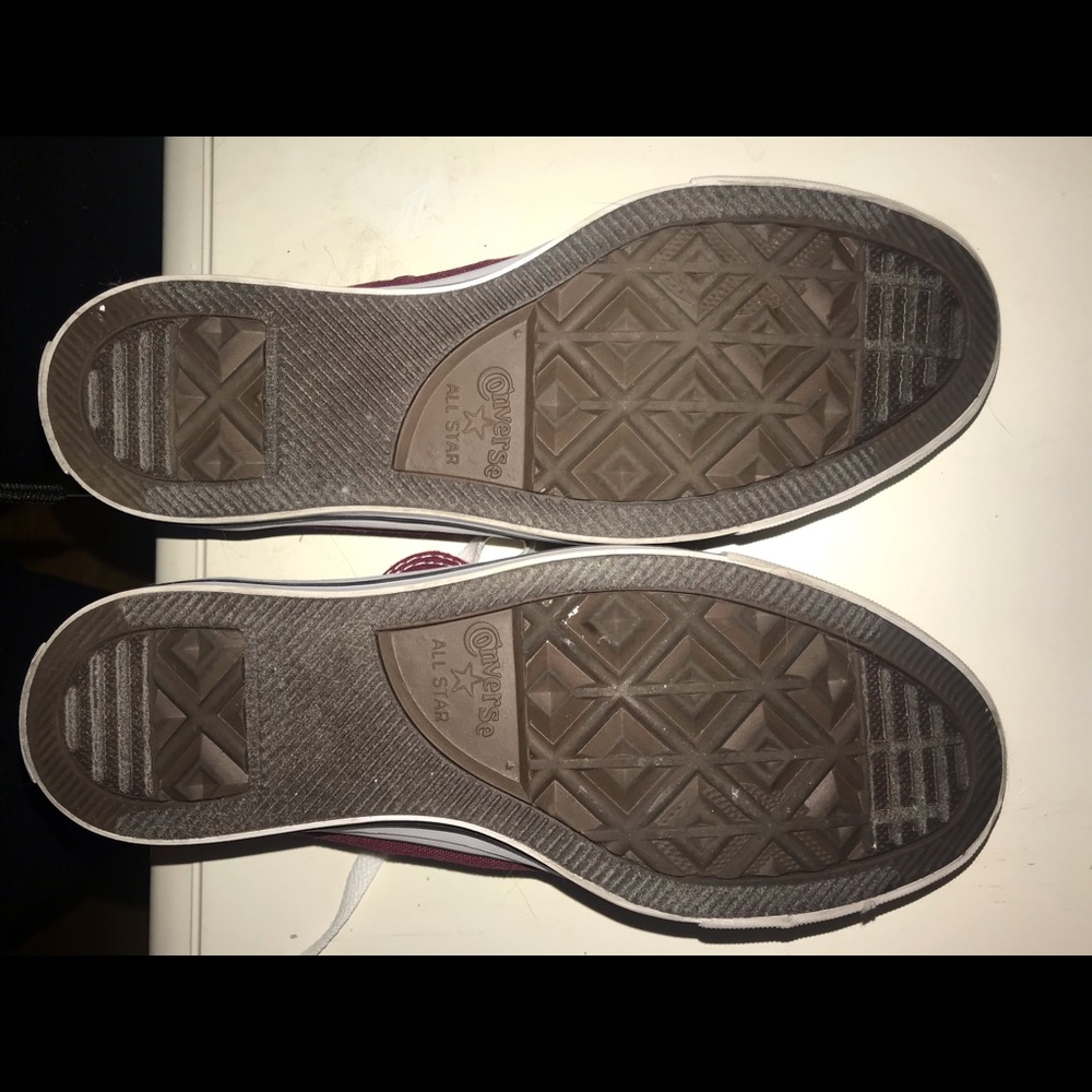 Maroon Converse - image 4